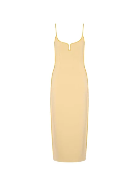 Rochie midi Paris Georgia galben