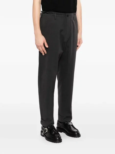Kūginis raišteliu kelnės Yohji Yamamoto pilka