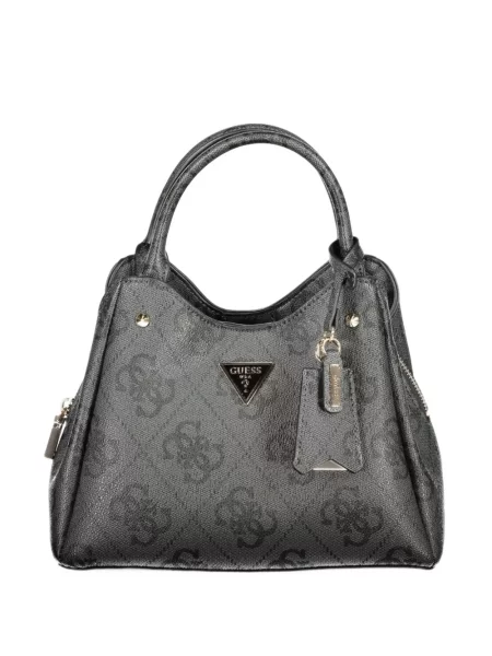 Geantă shopper Guess cu imagine negru