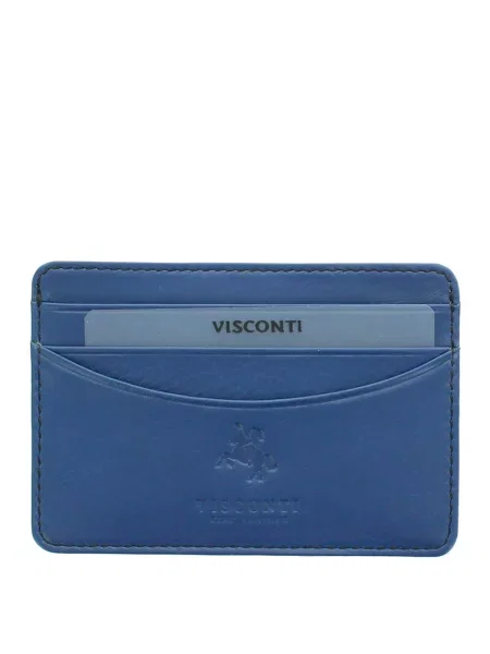Кожаный кошелек Visconti синий