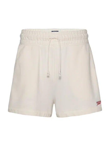 Tommy Jeans Pantaloni roșu alb