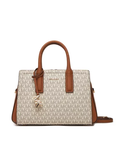 MICHAEL Michael Kors Ručna torbica konjak / prljavo bijela bež