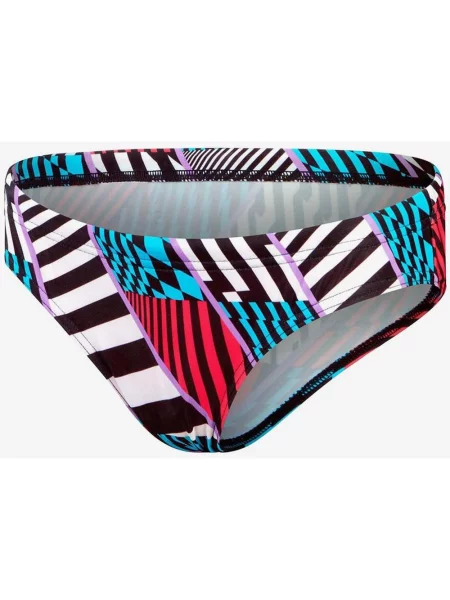 Dół od bikini Speedo Allover Hipster niebieski czerwony 28 czarny