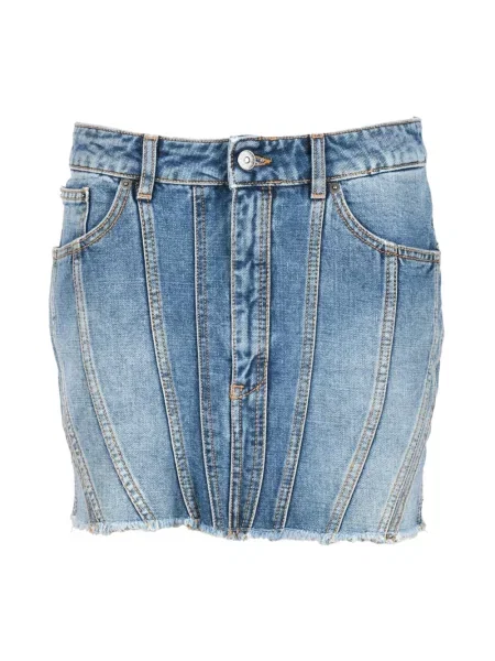 Mała mały spódnica jeansowa Dondup niebieska