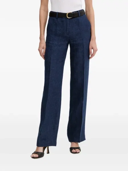 Pantaloni Luisa Spagnoli albastru