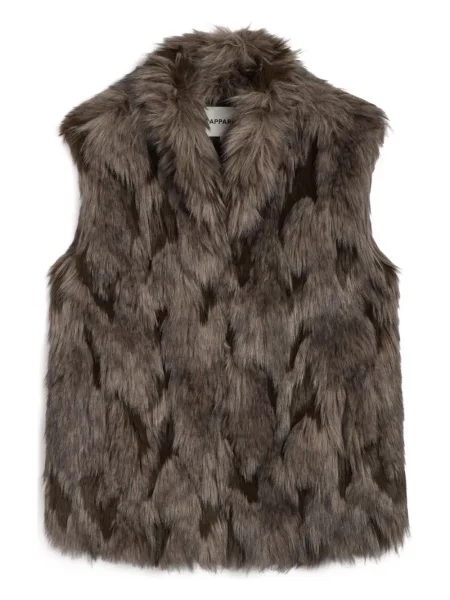 Kamizelka Apparis bez rękawów brązowa