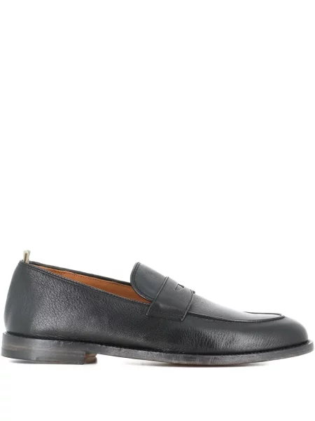 Pantofi loafer Officine Creative din piele negru