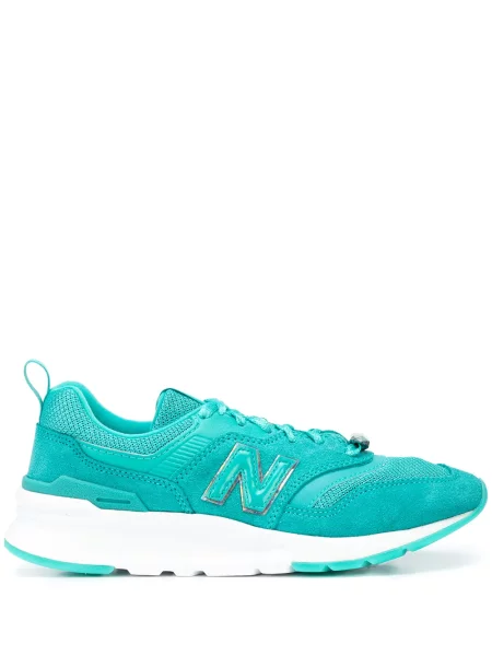 Sneakerși New Balance 574 cu autograf albastru