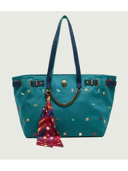 Kurt Geiger Geantă shopper + eșarfă pătrată The Sloane