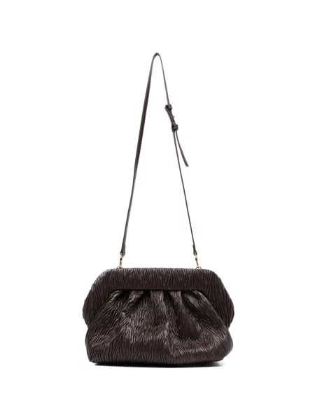 Geantă plic Themoirè din piele maro