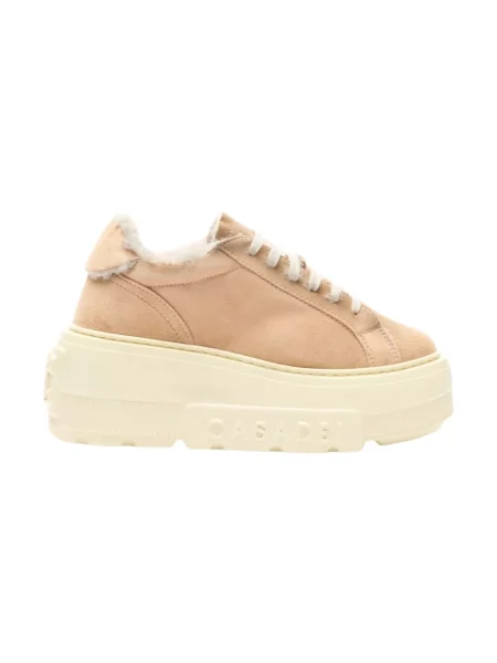 Sneakersy Casadei brązowe