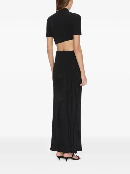 Fusta maxi Christopher Esber negru