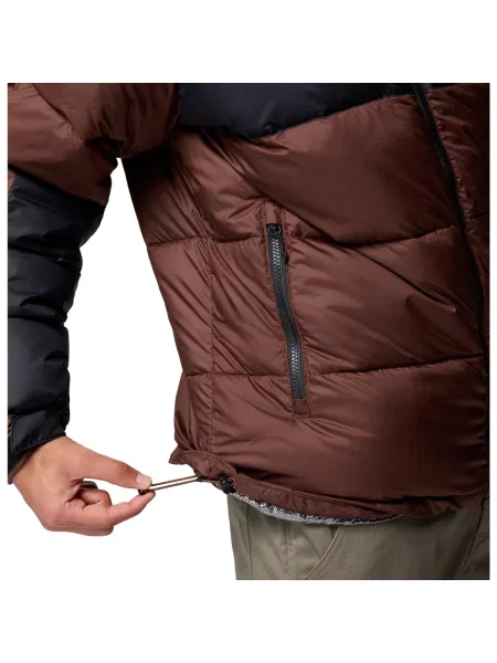 Pánska zateplená bunda Columbia Pike Lake II Hooded tobacco/black hnedá
