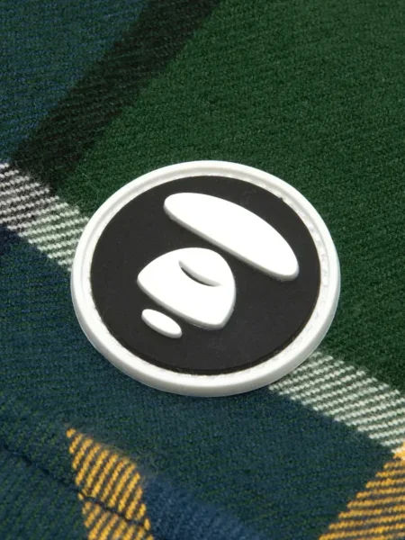 Cămașă Aape By A Bathing Ape în carouri albastru