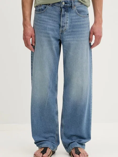 Tommy Jeans Blugi Jaimie Straight Leg albastru