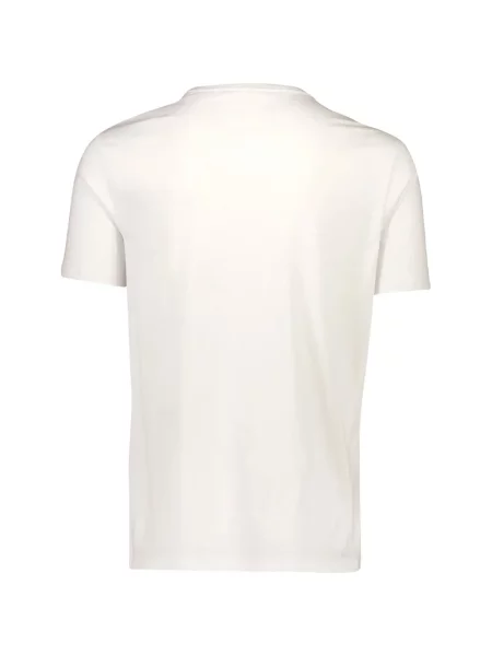 Tricou Lindbergh cu decolteu rotund alb