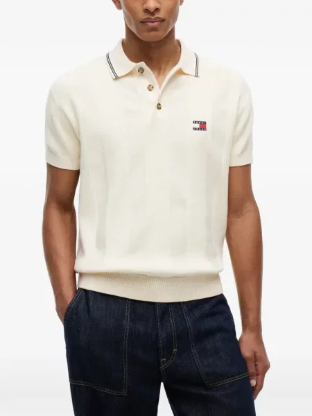 Tricou polo Tommy Hilfiger cu autograf