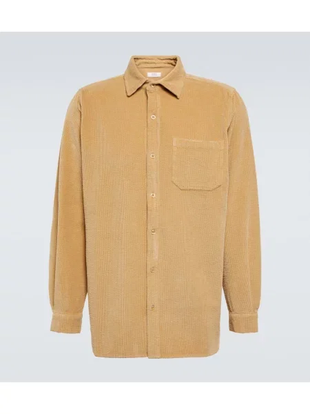 Manšestrová košile Erl béžová