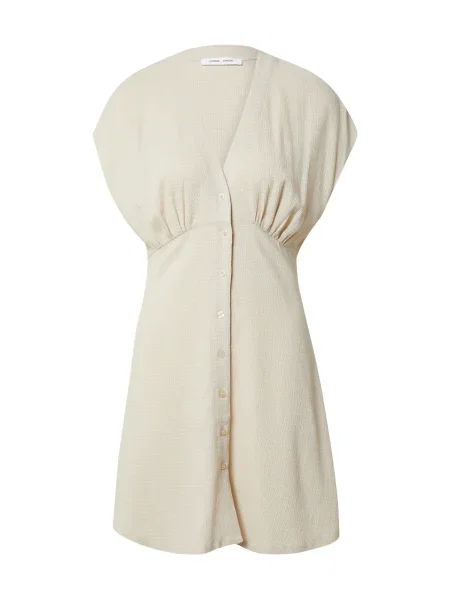 Samsoe Samsoe Košeľové šaty Valerie kapučíno