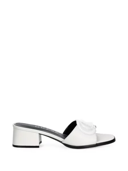 Sandale Guess cu autograf alb