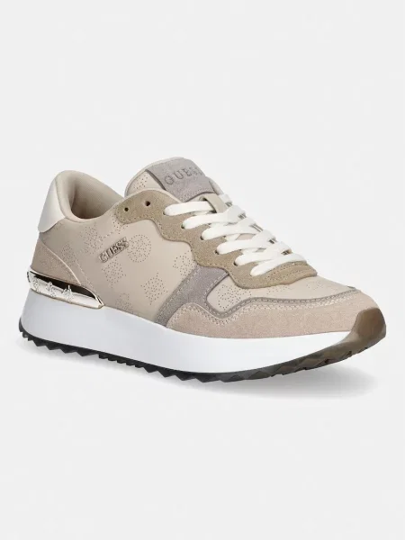 Sneakerși Guess bej