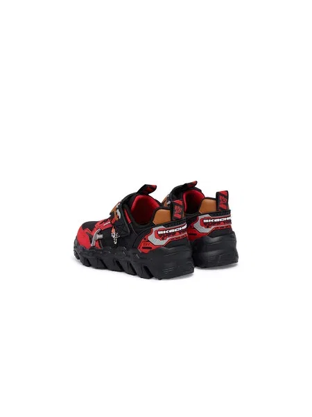 SKECHERS Tenisice MEGA-FLEX LITE-SKECHERS TUFF crvena bijela crna