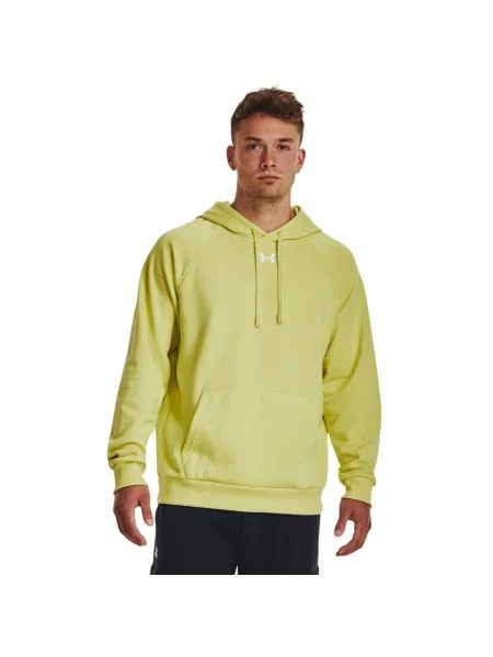 Флийс суичър с качулка Under Armour зелено