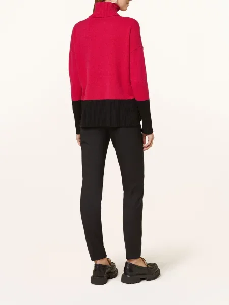 Hobbs Sweter Melodie rot czarny