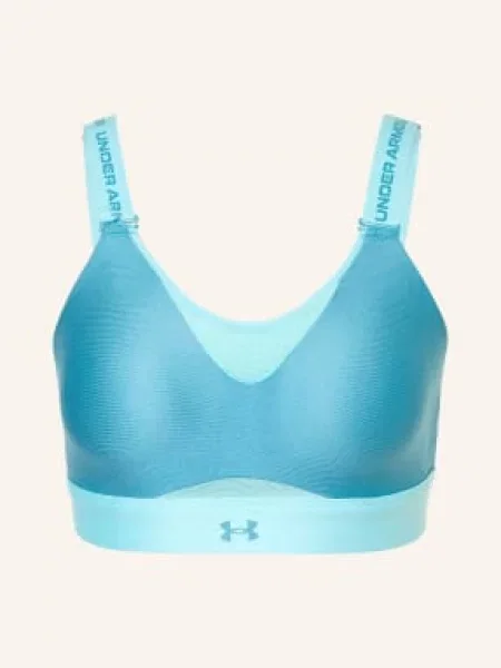 Under Armour Biustonosz Sportowy Ua Infinity High Z Siateczką blau