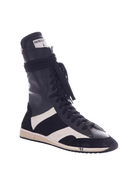 Sneakersy Patrizia Pepe skórzane czarne