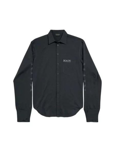 Koszula Balenciaga casual czarna