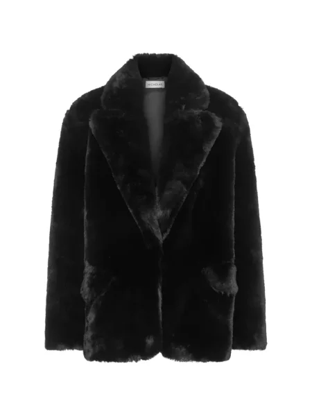 Kurtka Nicholas z klapą czarna