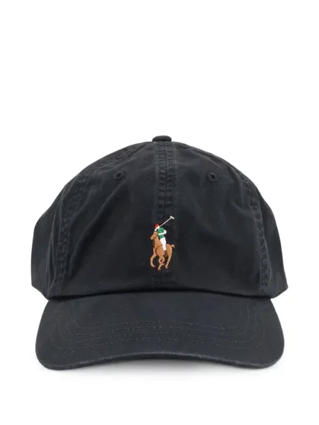 Hímzett húzózsinór pólóing Polo Ralph Lauren fekete