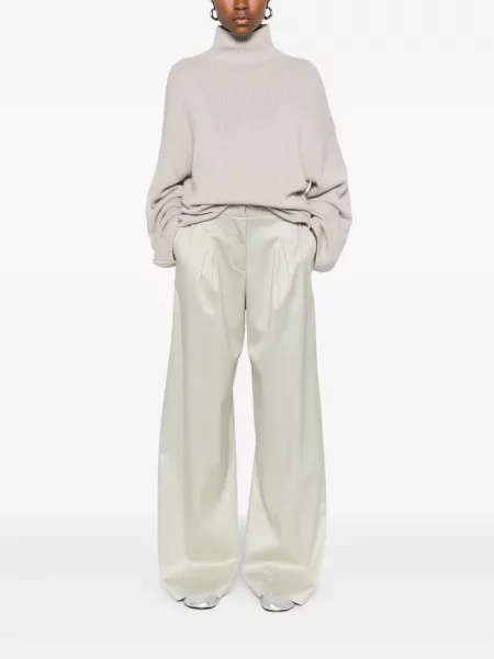Pantaloni Peserico plisate verde