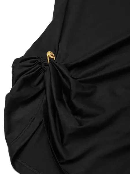 Tricou Versace drapate negru