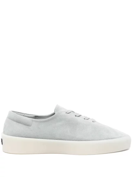 Sneakerși Fear Of God din piele de căprioară albastru