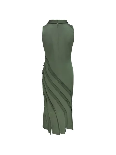 Rochie Club21 Collection cu volane verde