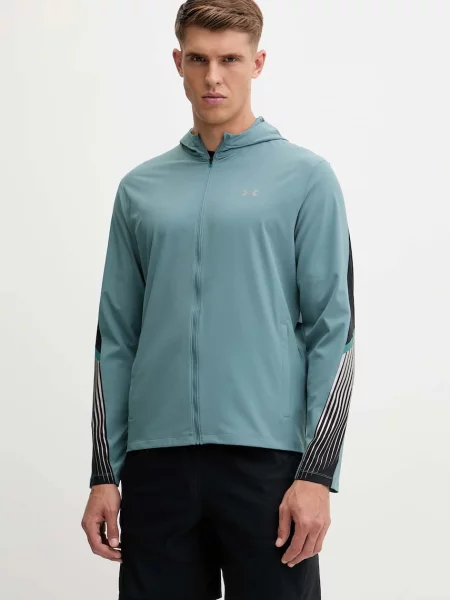 Under Armour kurtka sportowa Velociti Storm przejściowa zielony
