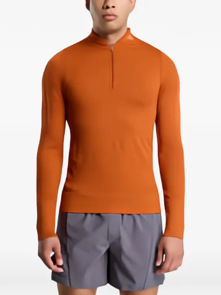 Długa bluza Adidas pomarańczowa