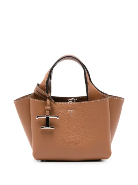 Geantă shopper Tod's maro
