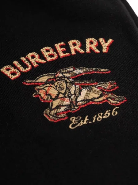 Spodnie dziecięce Burberry czarne