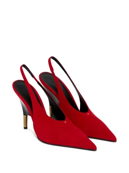 Pantofi cu toc Khaite slingback roșu