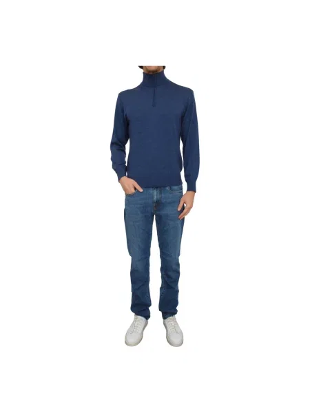 Sweter Paul & Shark wełniany niebieski