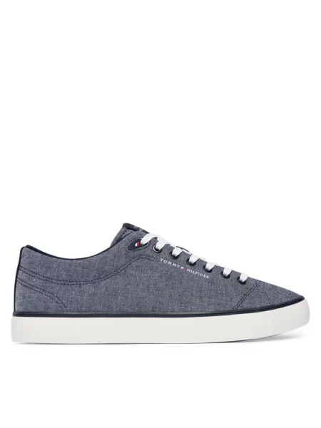 Tommy Hilfiger Tenis superge Th Hi Vulc Core Low Chambray modra