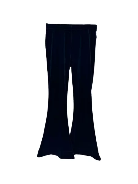 Pantaloni Ganni evazate albastru