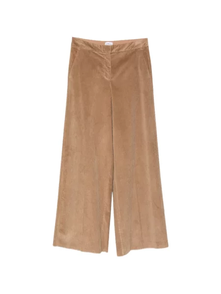 Pantaloni palazzo Marella de catifea cord