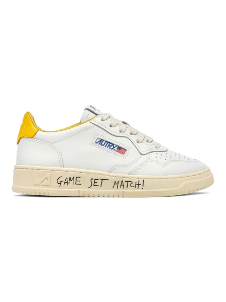Sneakersy Autry skórzane białe