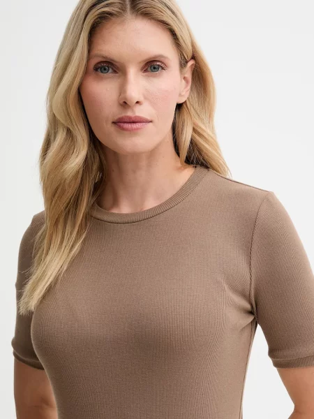 Футболка MUUV. MUUV. x Answear коричневий