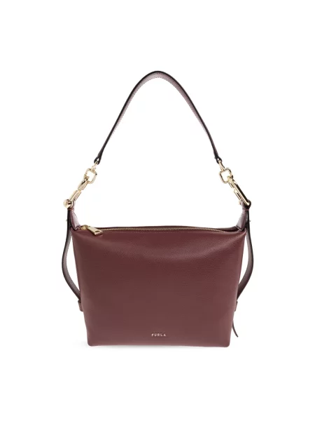 Furla torebka crossbody skórzana czerwona