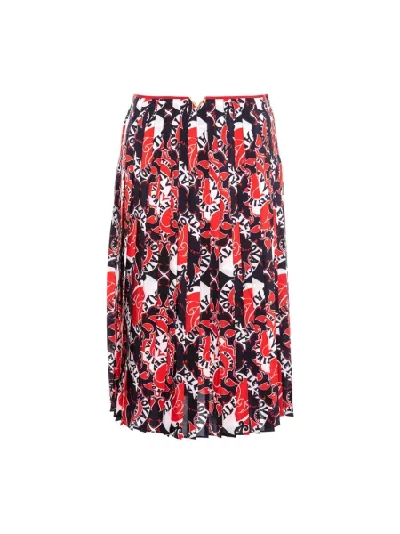 Lniana spódnica midi Valentino Garavani
